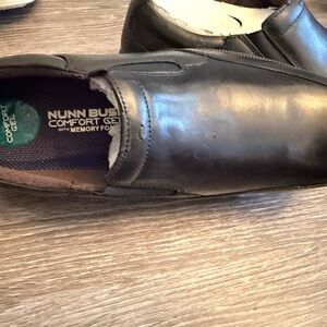 Nunn Bush Black Leather Loafers for Men